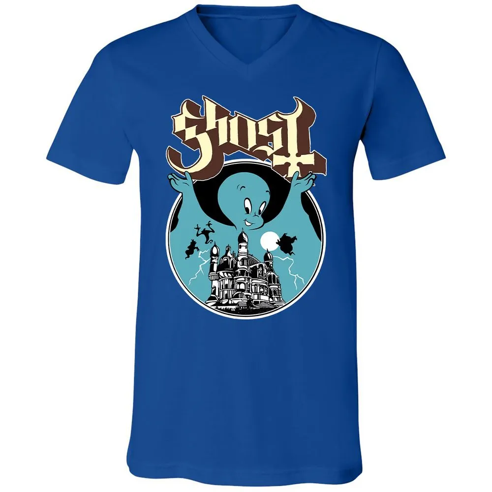 Unisex V-Neck T-Shirt - JWCS5191 - True Royal - 4