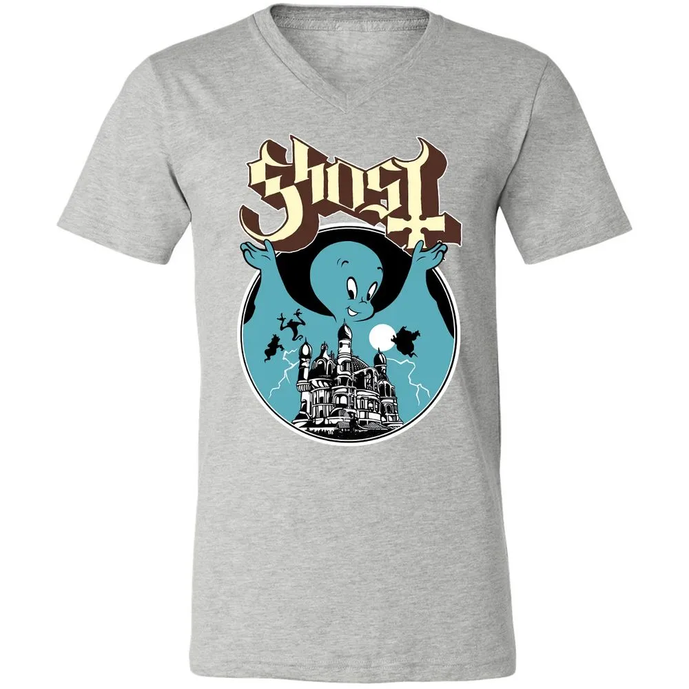 Unisex V-Neck T-Shirt - JWCS5191 - Athletic Heather - 7