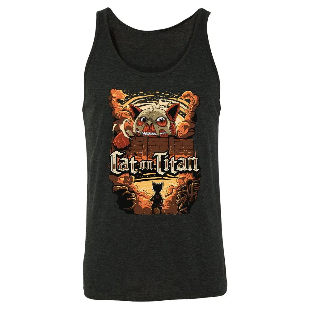 Unisex Jersey Tank - 268HVN9S - Charcoal Black Triblend - 5