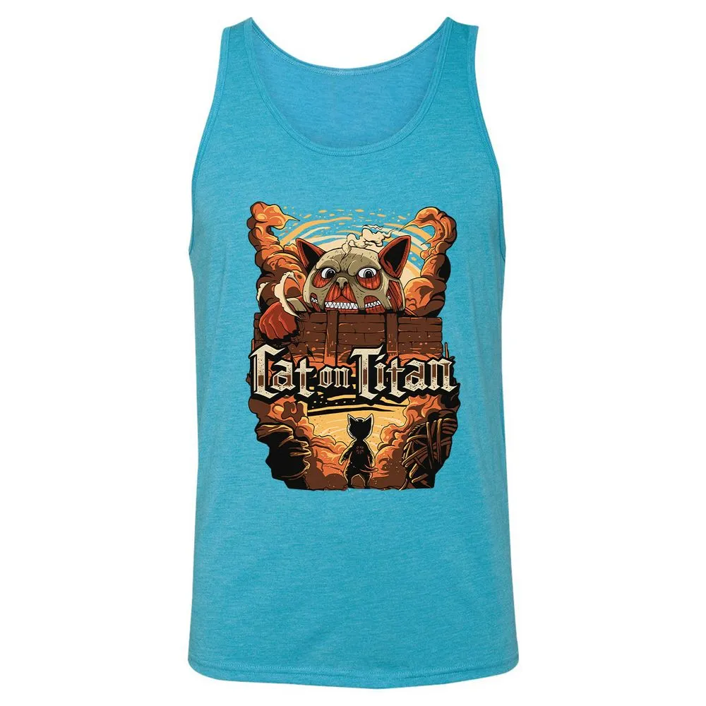Unisex Jersey Tank - 268HVN9S - Aqua Triblend - 3