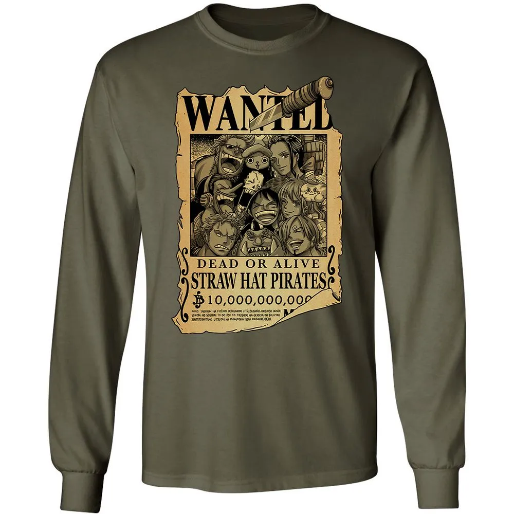 Long Sleeve T-Shirt - WJS3NWWL - Military Green - 16