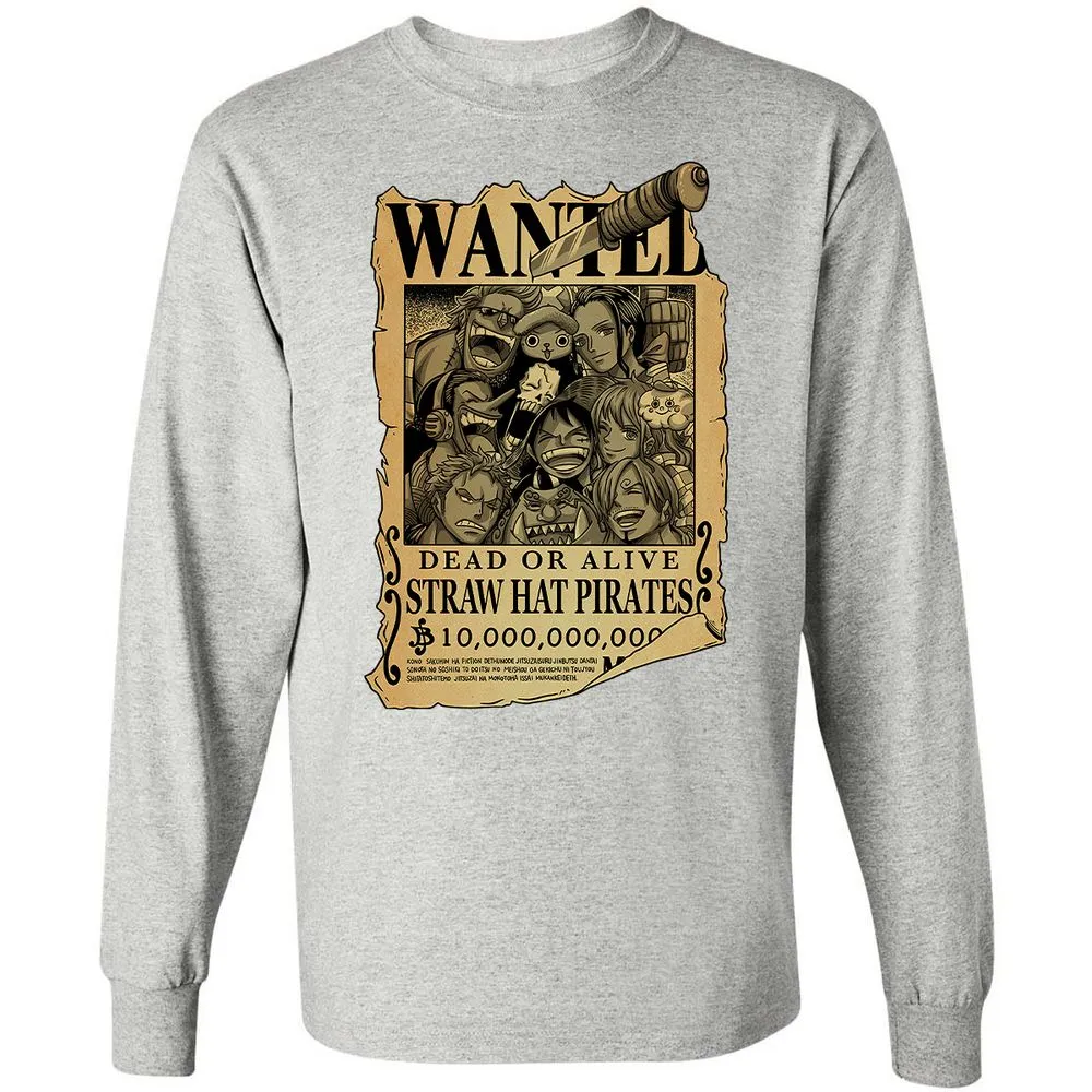 Long Sleeve T-Shirt - WJS3NWWL - Ash - 7