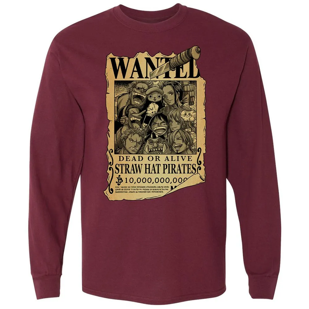 Long Sleeve T-Shirt - WJS3NWWL - Maroon - 11