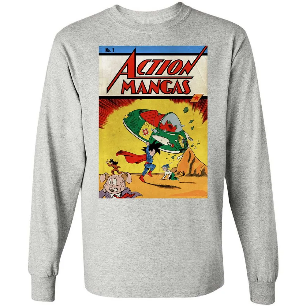 Long Sleeve T-Shirt - 6WM9RLBL - Ash - 7