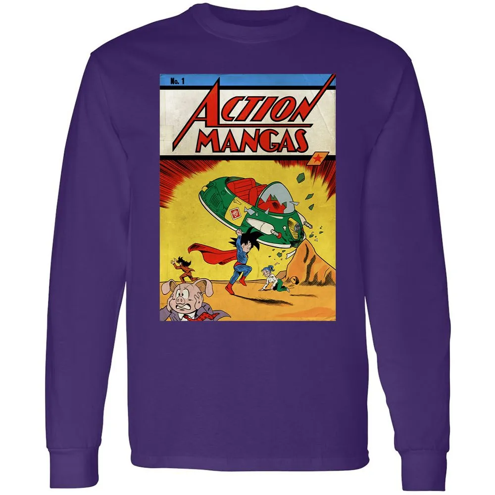 Long Sleeve T-Shirt - 6WM9RLBL - Purple - 13
