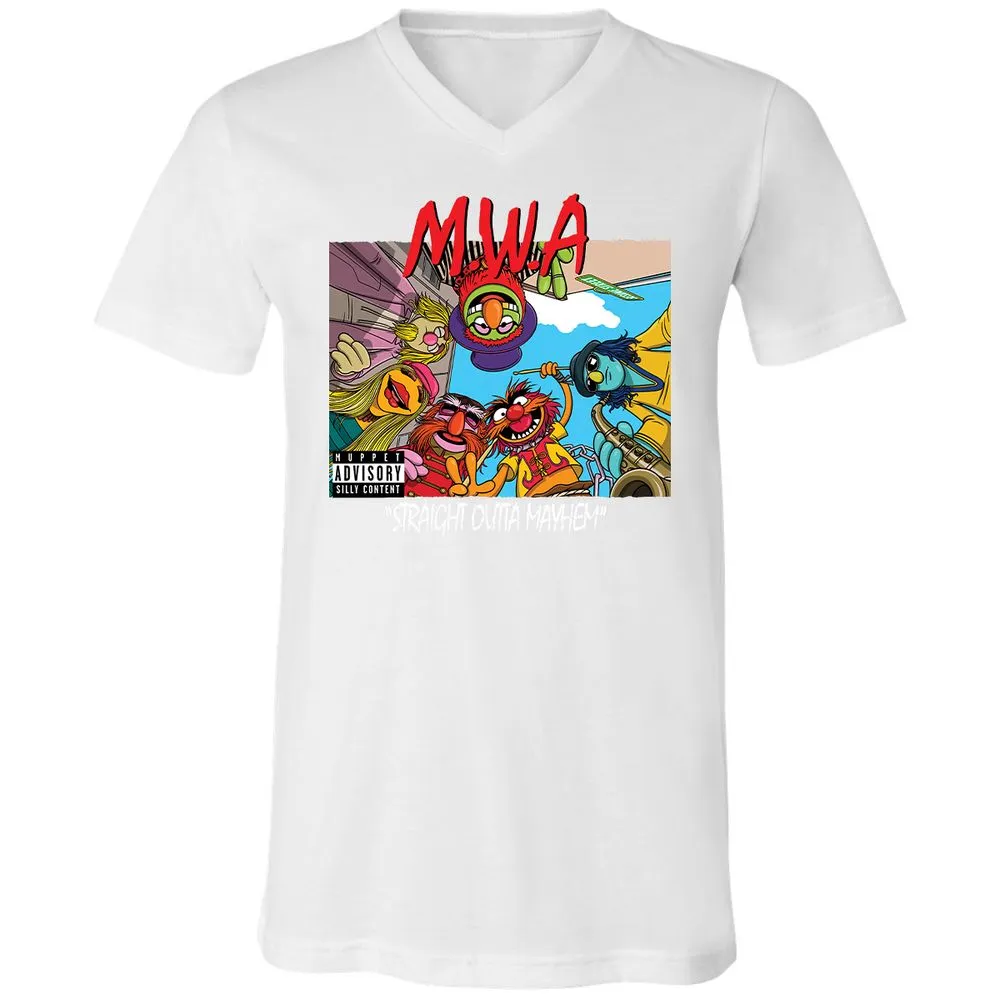 Unisex V-Neck T-Shirt - ARF284MN - White - 5