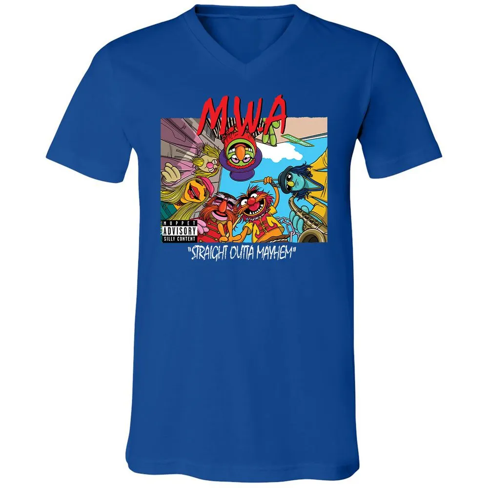 Unisex V-Neck T-Shirt - ARF284MN - True Royal - 4