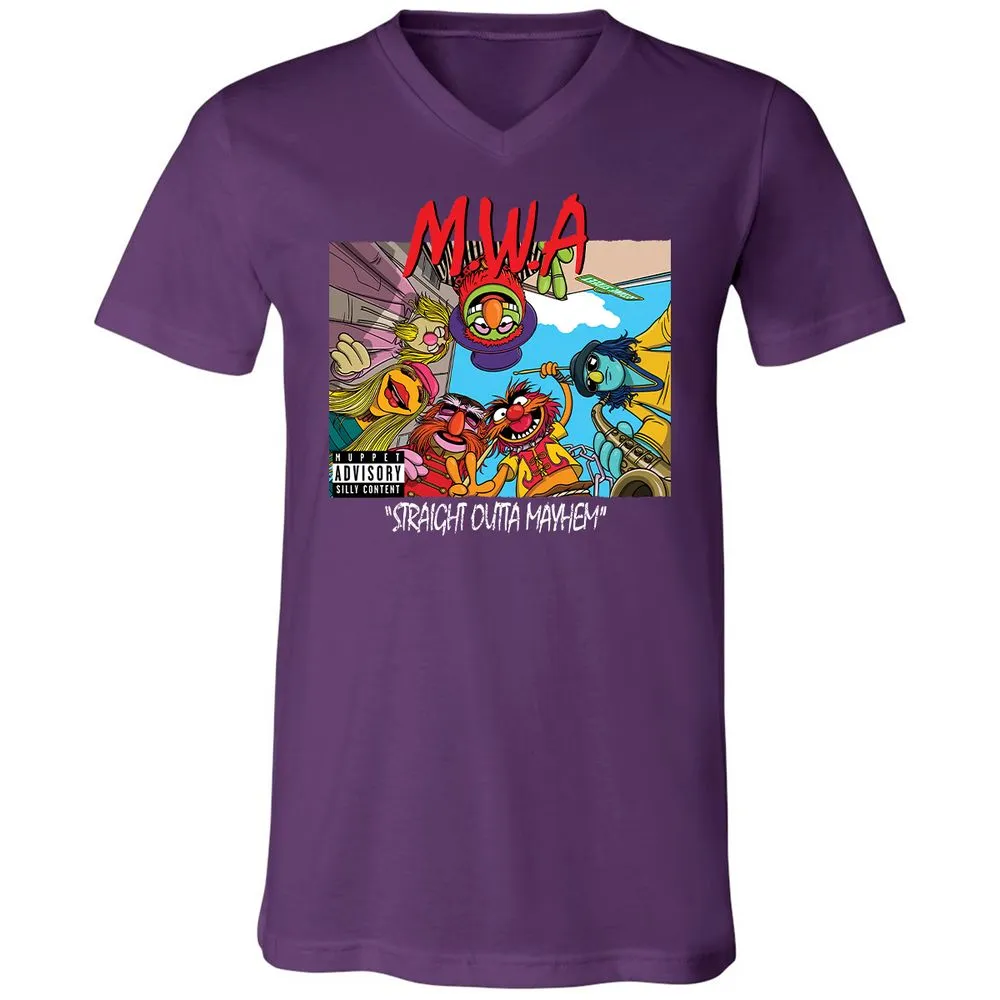 Unisex V-Neck T-Shirt - ARF284MN - Team Purple - 9