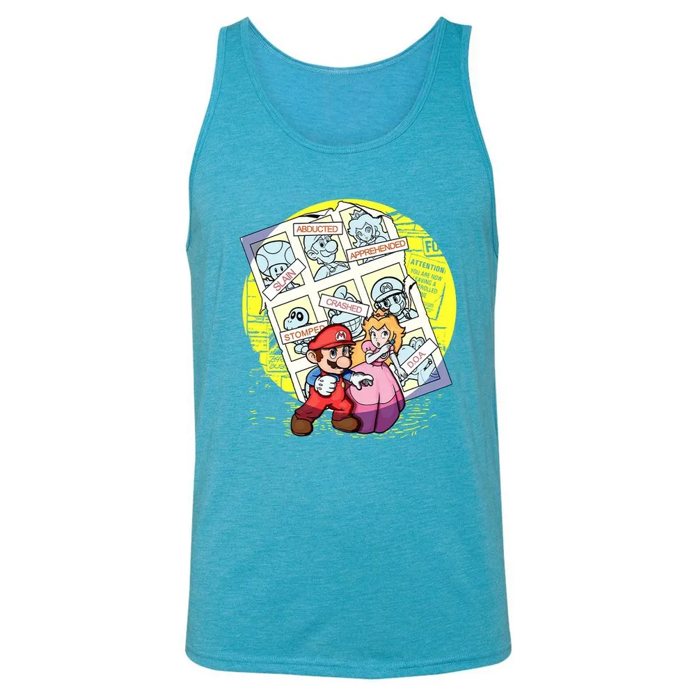Unisex Jersey Tank - 4GFK8MZU - Aqua Triblend - 3