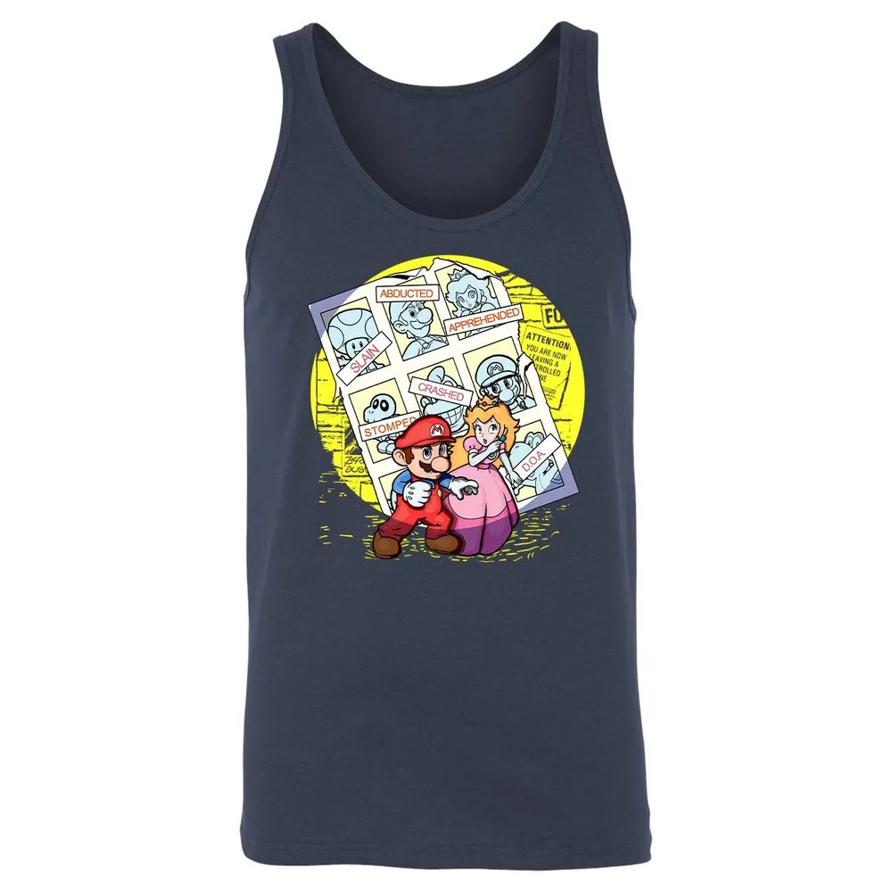 Unisex Jersey Tank - 4GFK8MZU - Navy - 2