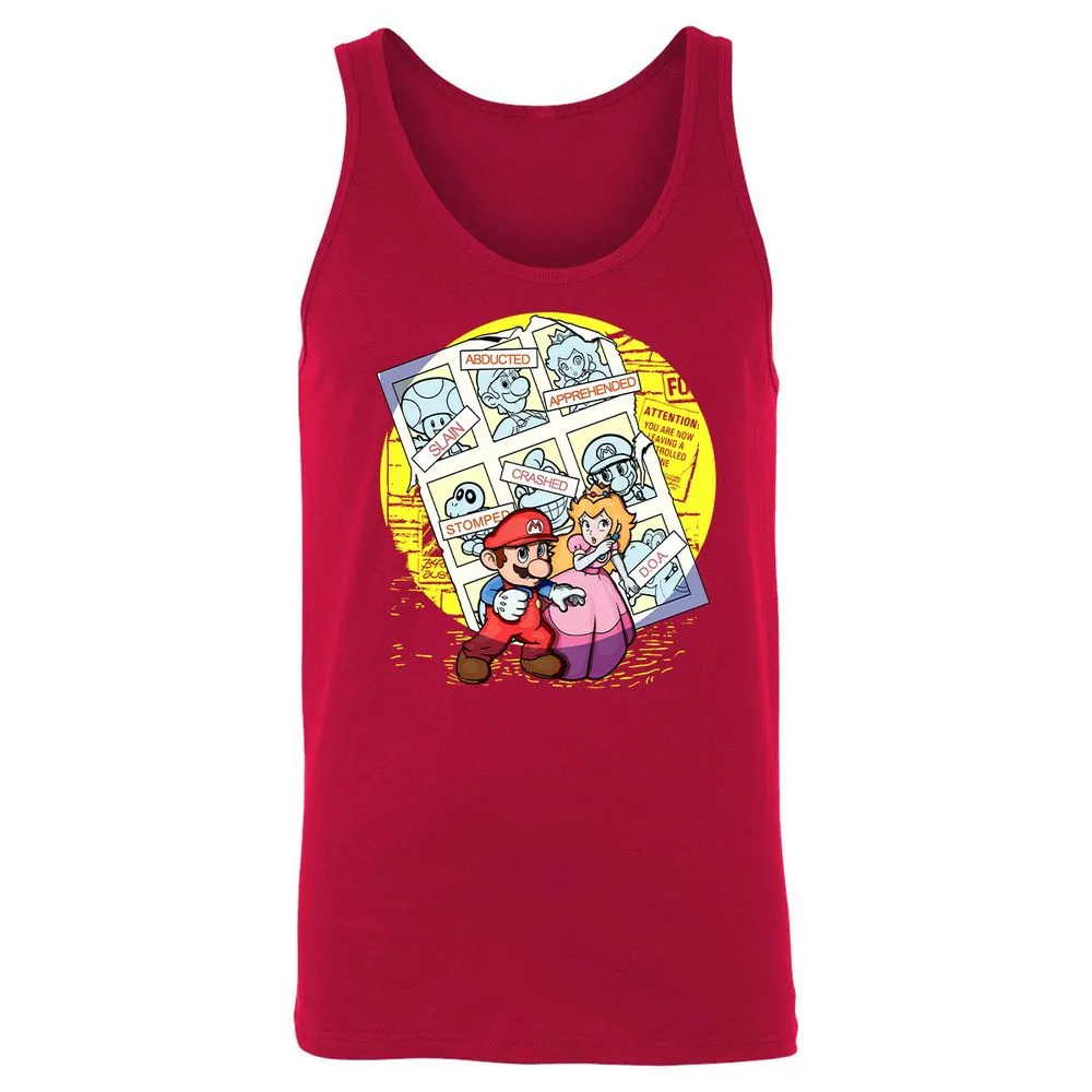 Unisex Jersey Tank - 4GFK8MZU - Red - 11