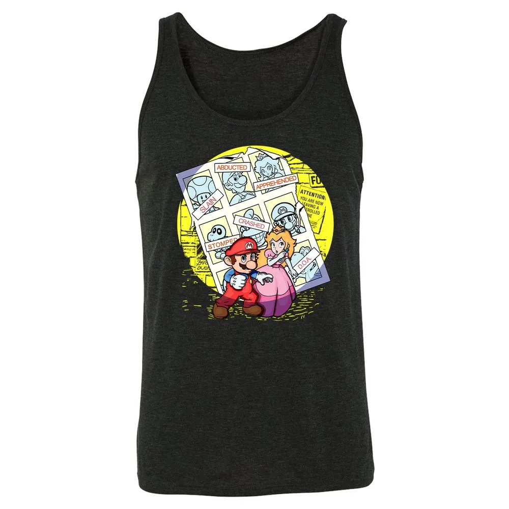 Unisex Jersey Tank - 4GFK8MZU - Charcoal Black Triblend - 5