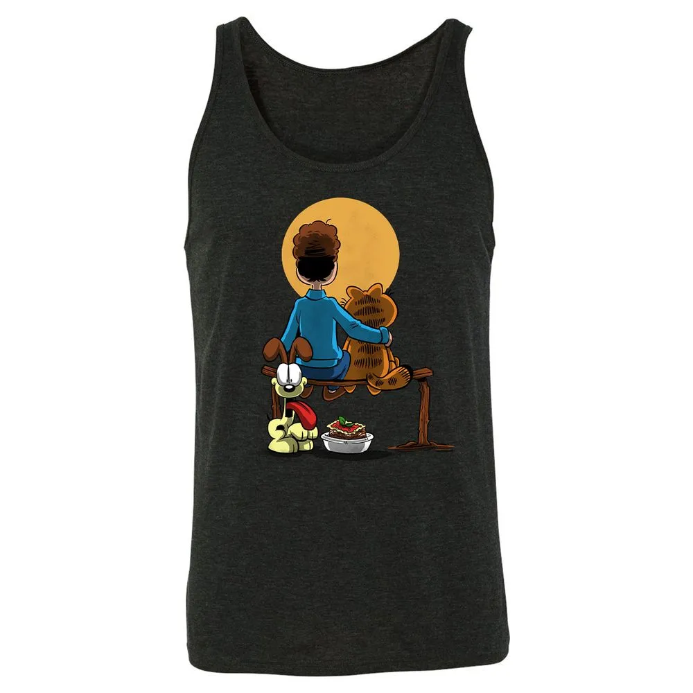 Unisex Jersey Tank - 7TUQ4R2V - Charcoal Black Triblend - 5