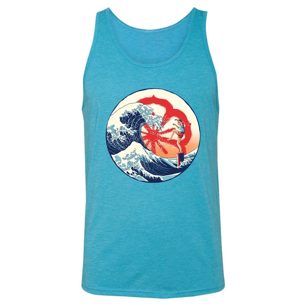 Unisex Jersey Tank - 5J712HSQ - Aqua Triblend - 3