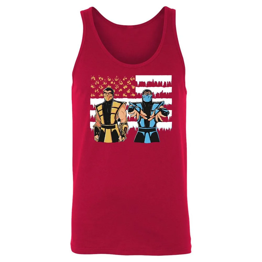 Unisex Jersey Tank - 7BVYVL8D - Red - 11