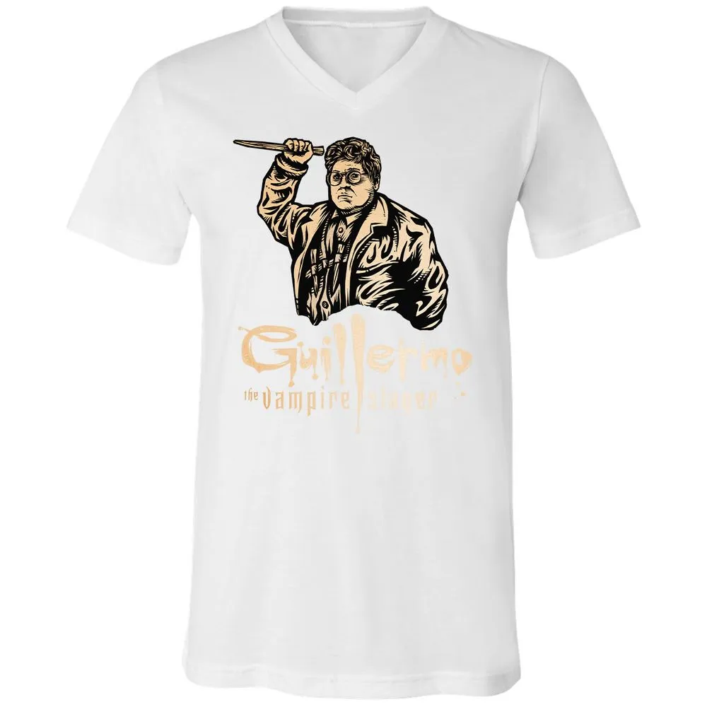Unisex V-Neck T-Shirt - 8GD1ZBD8 - White - 5