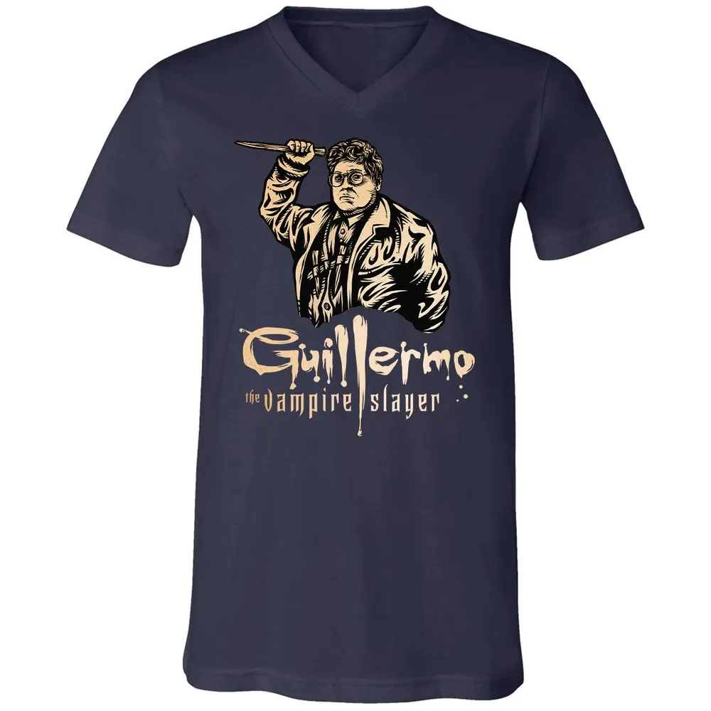 Unisex V-Neck T-Shirt - 8GD1ZBD8 - Navy - 2