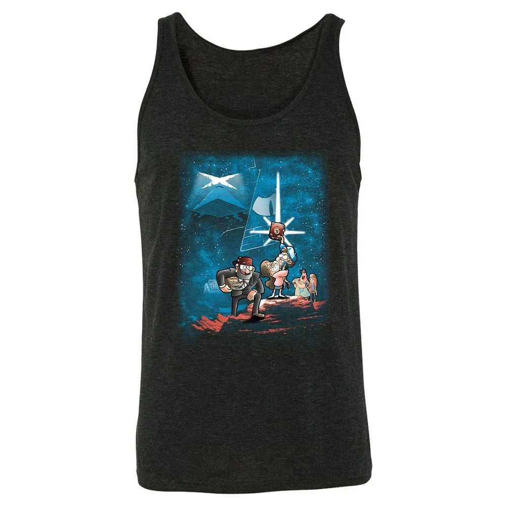 Unisex Jersey Tank - 8PH9XBTN - Charcoal Black Triblend - 5
