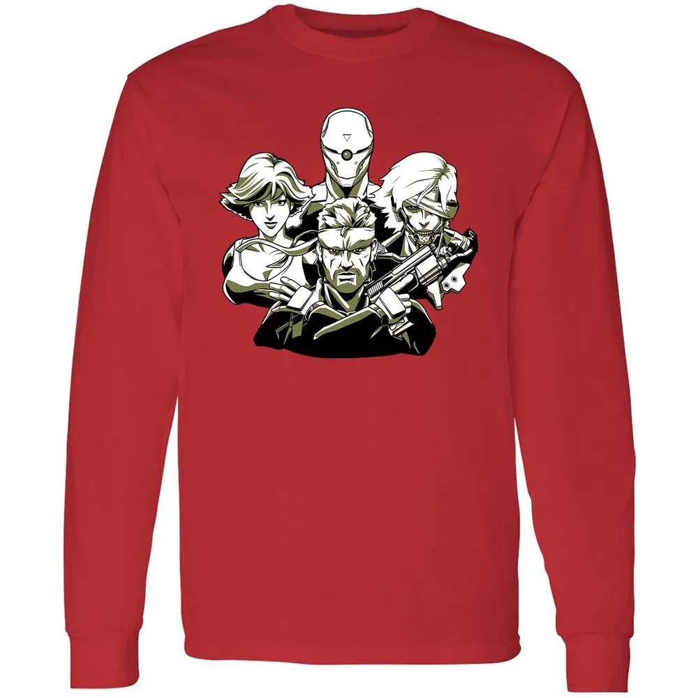 Long Sleeve T-Shirt - GJ8EC445 - Red - 14