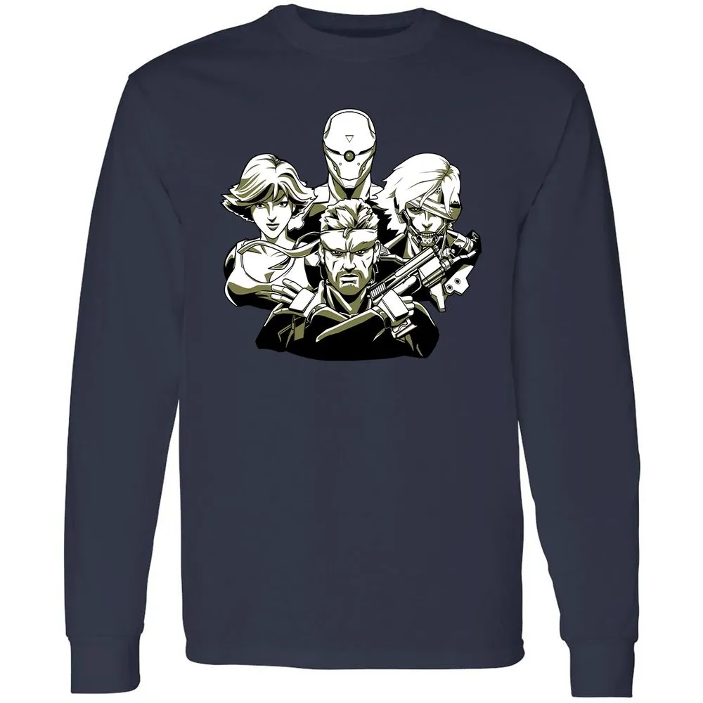 Long Sleeve T-Shirt - GJ8EC445 - Navy - 2