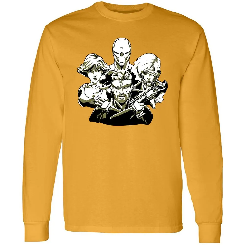 Long Sleeve T-Shirt - GJ8EC445 - Gold - 9