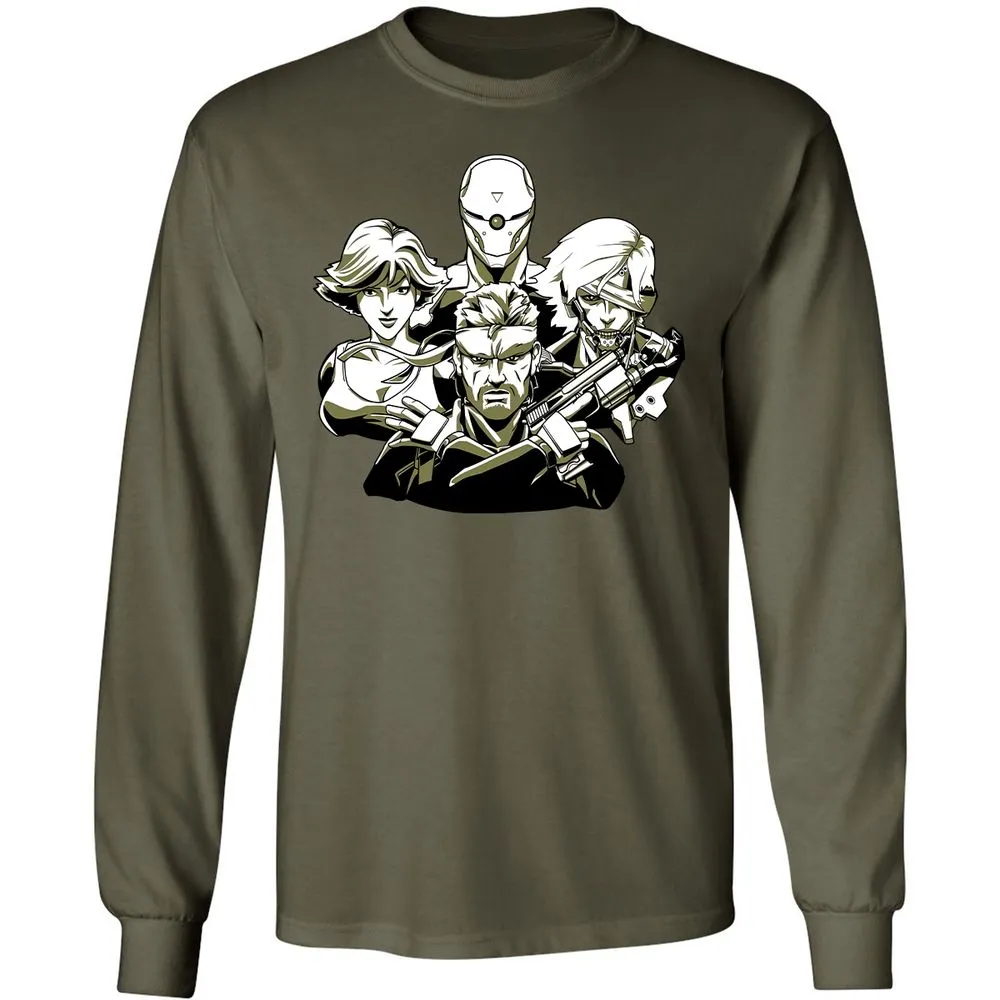 Long Sleeve T-Shirt - GJ8EC445 - Military Green - 16