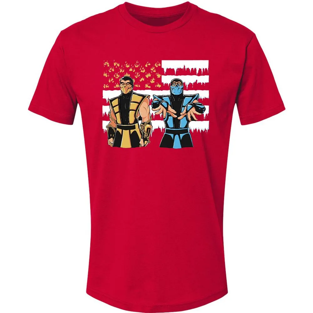 Premium Unisex T-Shirt - 7GT46CDS - Red - 6