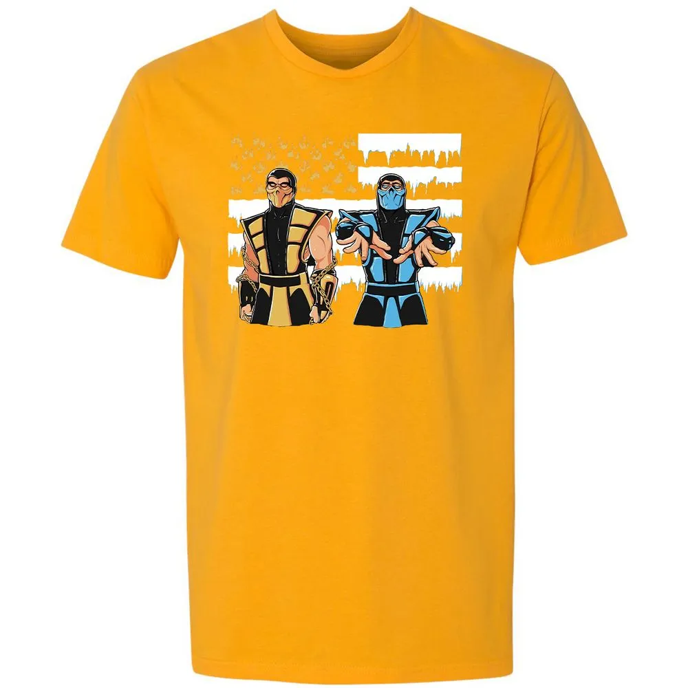 Premium Unisex T-Shirt - 7GT46CDS - Gold - 12