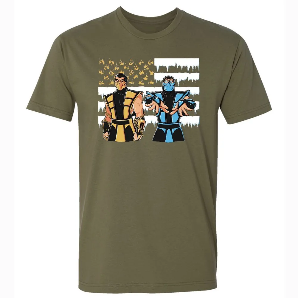 Premium Unisex T-Shirt - 7GT46CDS - Military Green - 5