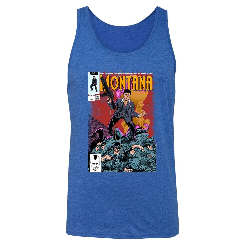 Unisex Jersey Tank - PVE5BYYV - True Royal Triblend - 12