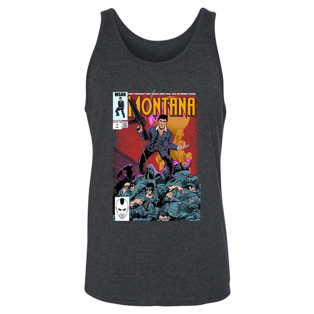 Unisex Jersey Tank - PVE5BYYV - Dark Grey Heather - 6