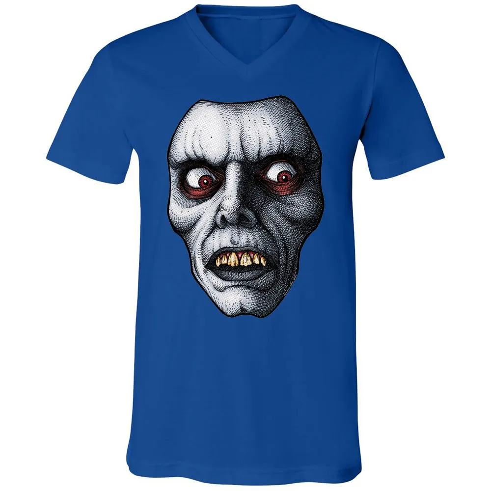 Unisex V-Neck T-Shirt - NY6AKWYW - True Royal - 4