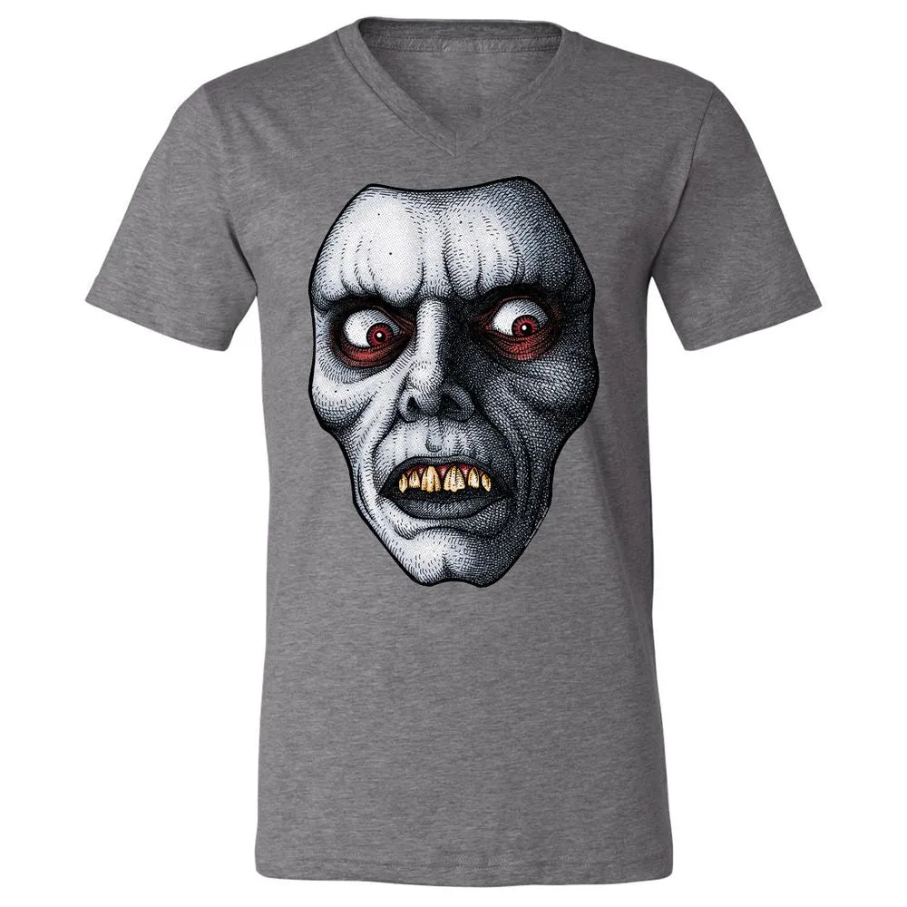 Unisex V-Neck T-Shirt - NY6AKWYW - Deep Heather - 13