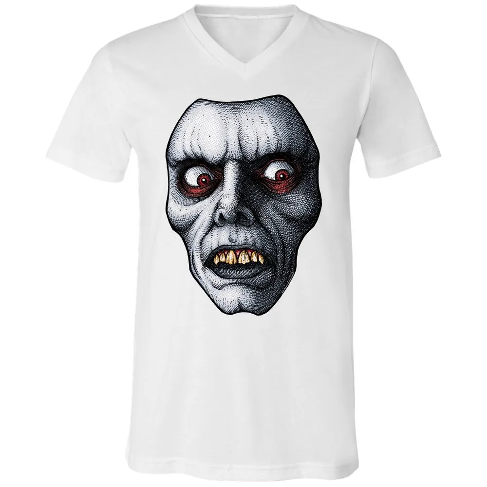 Unisex V-Neck T-Shirt - NY6AKWYW - White - 5