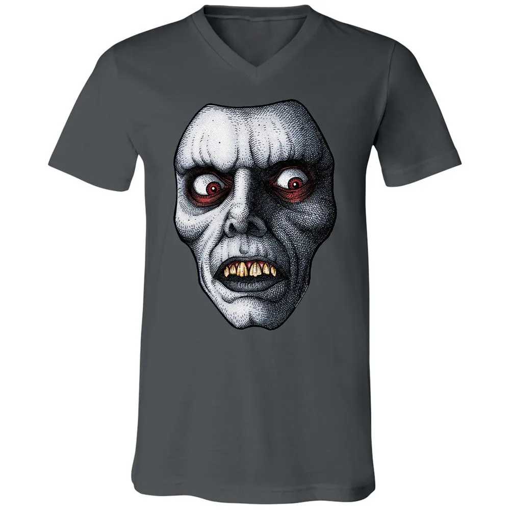 Unisex V-Neck T-Shirt - NY6AKWYW - Asphalt - 12