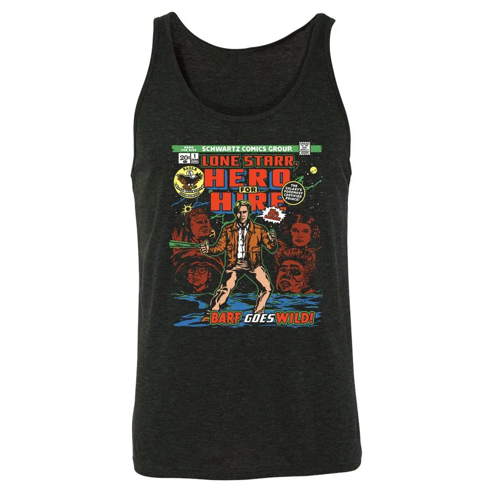 Unisex Jersey Tank - 1SVC3U9J - Charcoal Black Triblend - 5