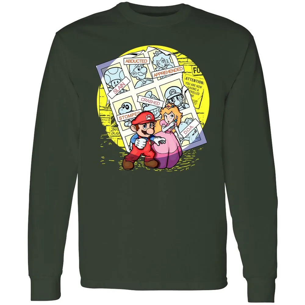 Long Sleeve T-Shirt - HP3GL6XE - Forest Green - 4