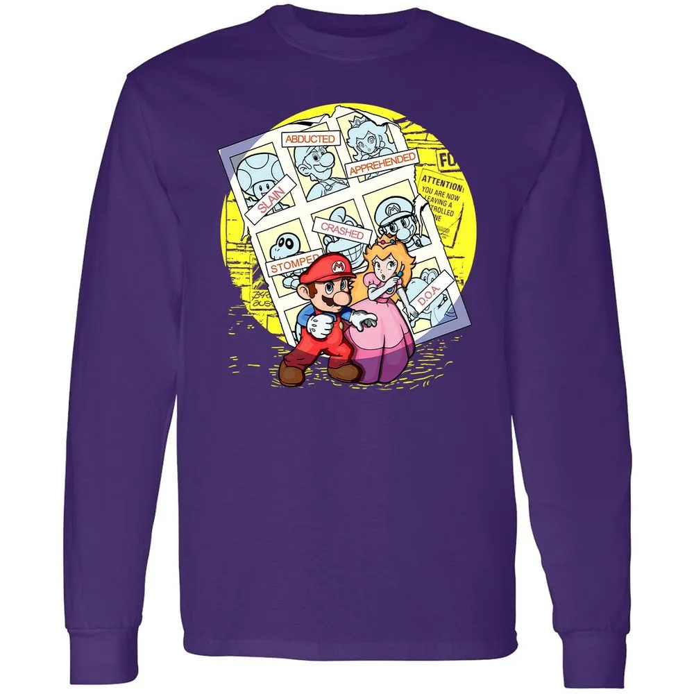 Long Sleeve T-Shirt - HP3GL6XE - Purple - 13