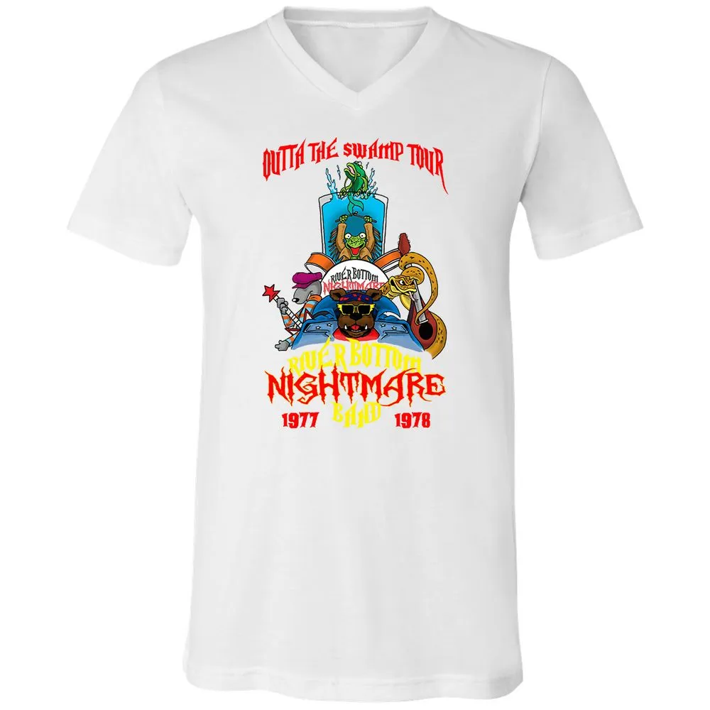Unisex V-Neck T-Shirt - WKJ7B2PM - White - 5
