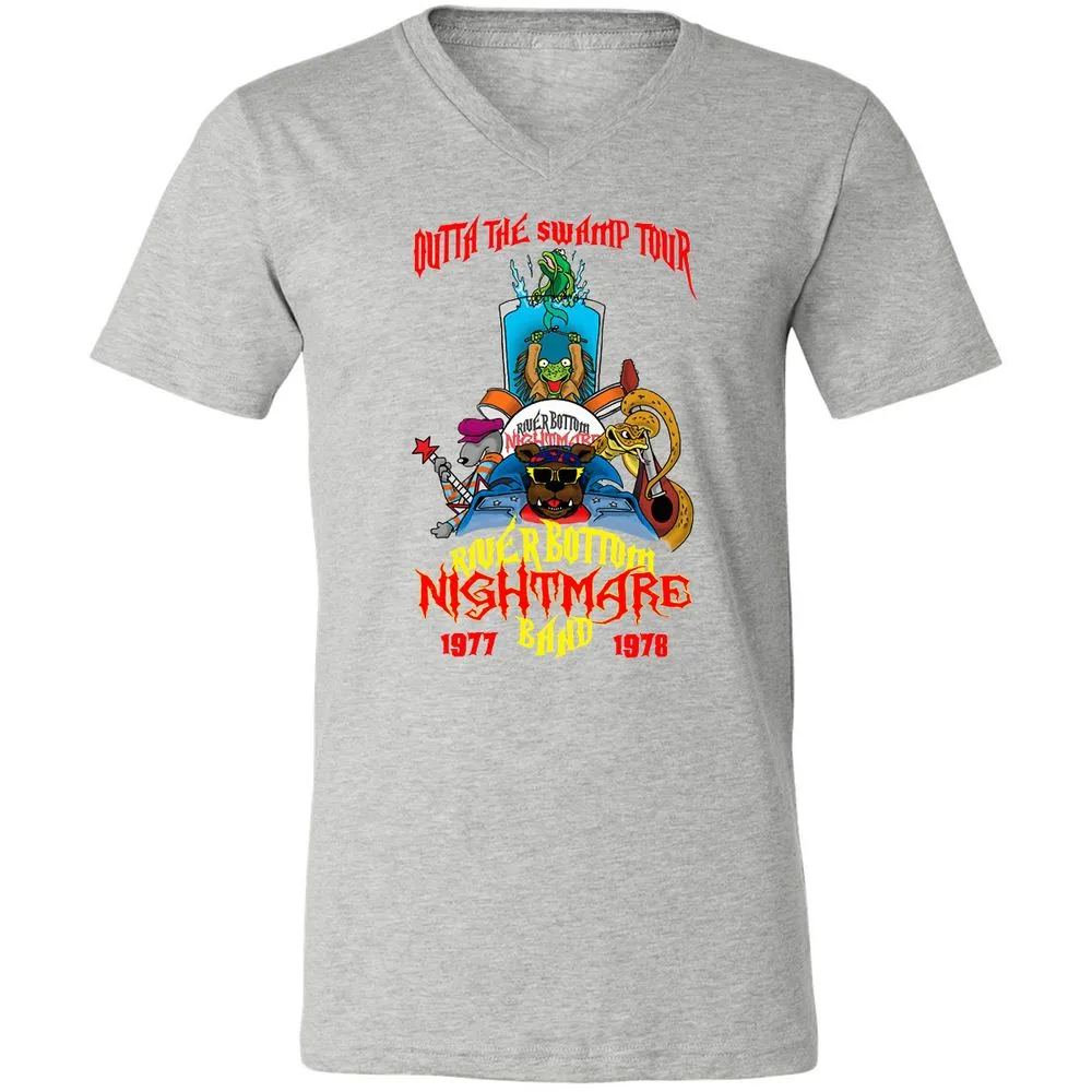 Unisex V-Neck T-Shirt - WKJ7B2PM - Athletic Heather - 7