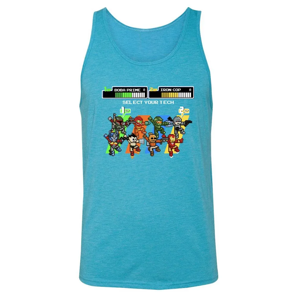 Unisex Jersey Tank - N78LZNKG - Aqua Triblend - 3