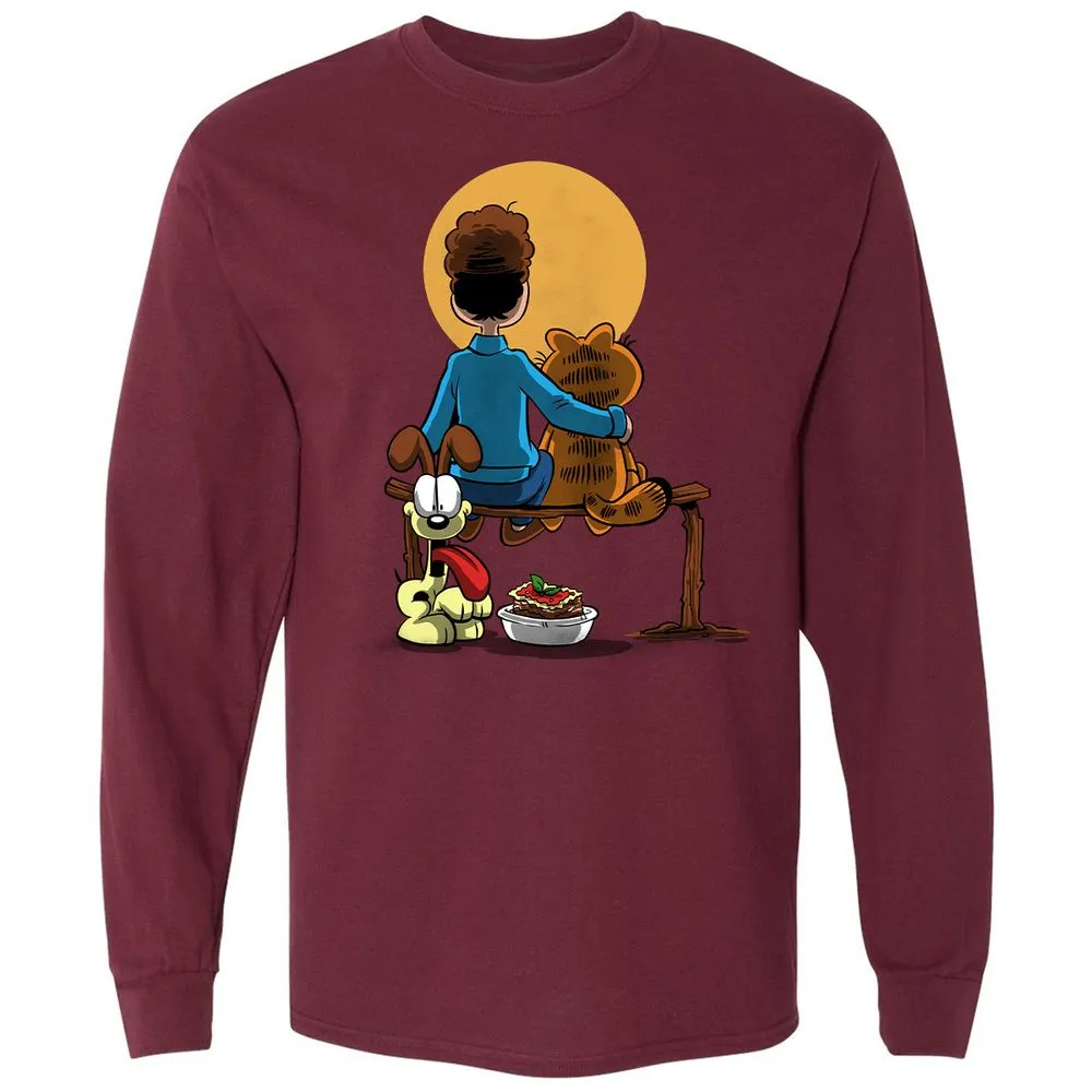 Long Sleeve T-Shirt - E2MDL7SL - Maroon - 11