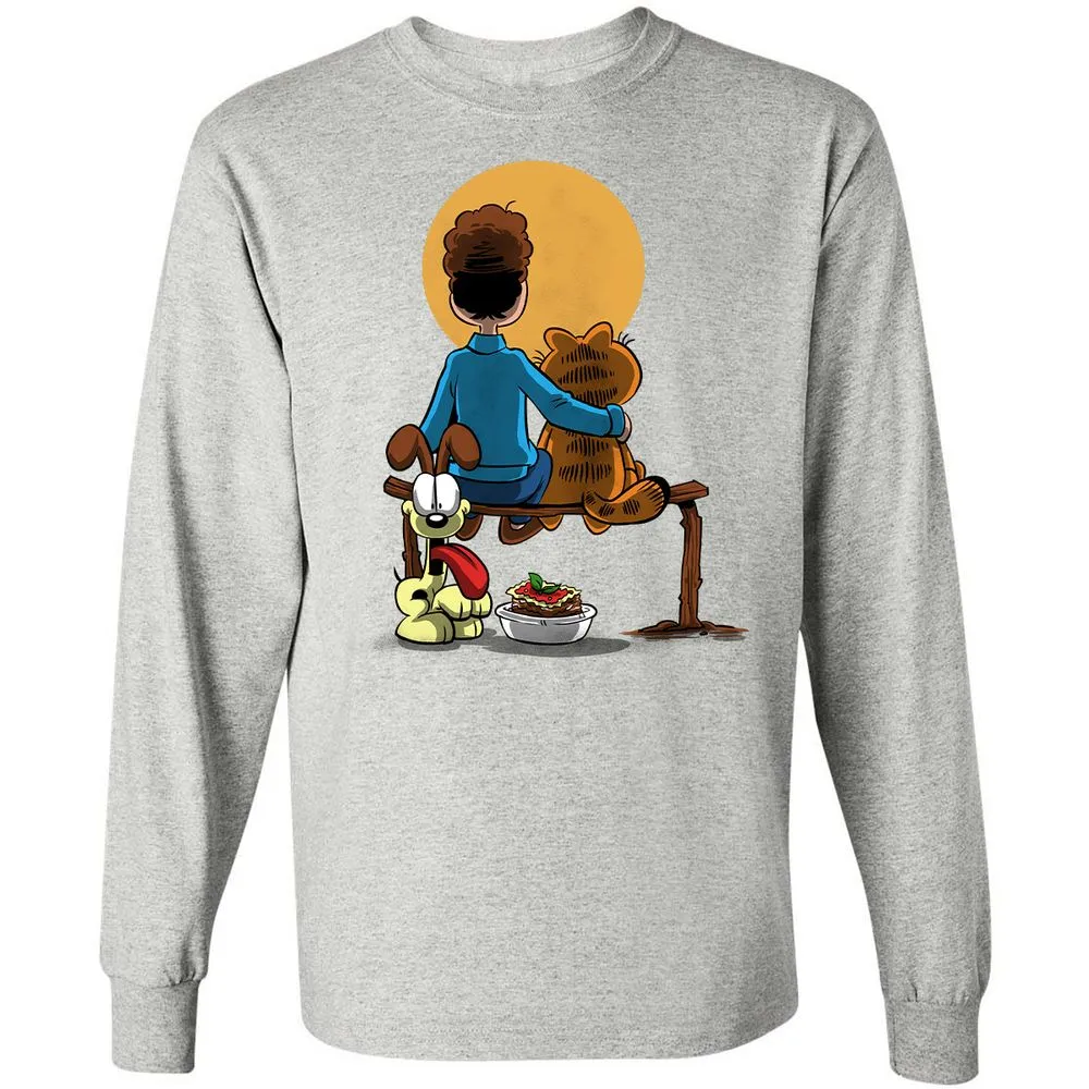 Long Sleeve T-Shirt - E2MDL7SL - Ash - 7
