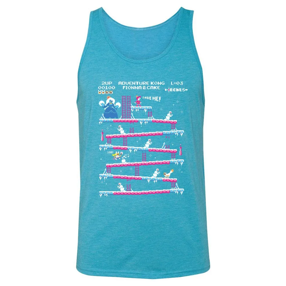Unisex Jersey Tank - UVVGDRDZ - Aqua Triblend - 3