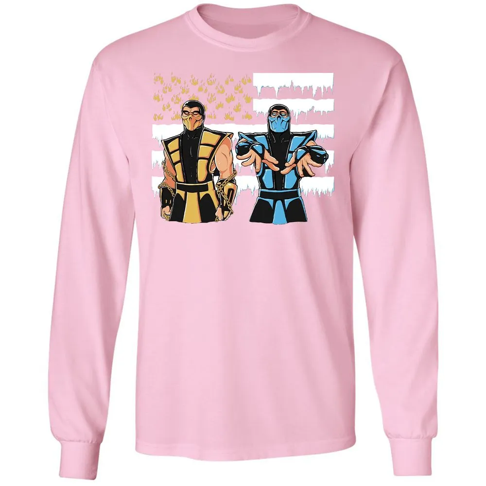 Long Sleeve T-Shirt - VQY32WPH - Light Pink - 3
