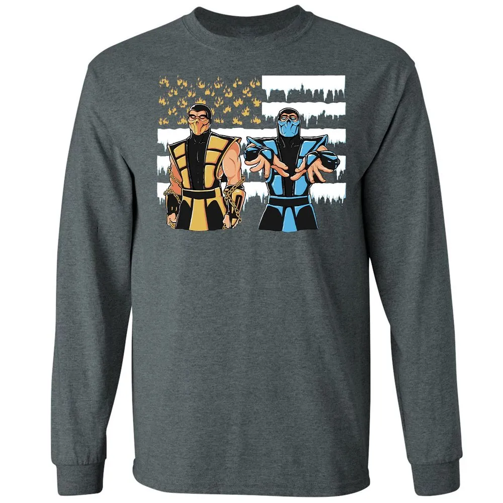 Long Sleeve T-Shirt - VQY32WPH - Dark Heather - 15