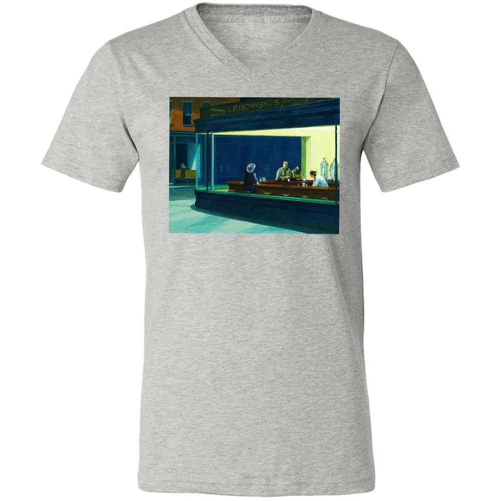 Unisex V-Neck T-Shirt - H44PJC6B - Athletic Heather - 7