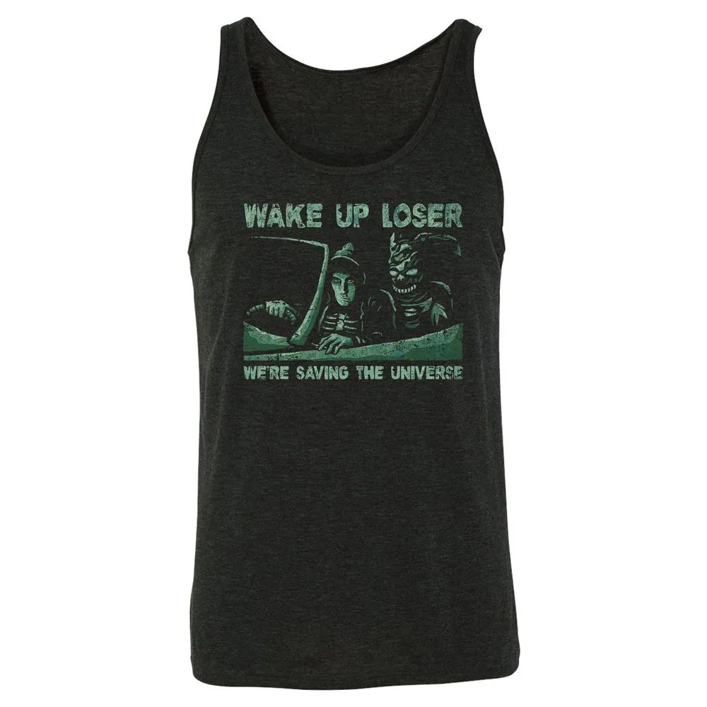 Unisex Jersey Tank - 53JEZDBK - Charcoal Black Triblend - 5