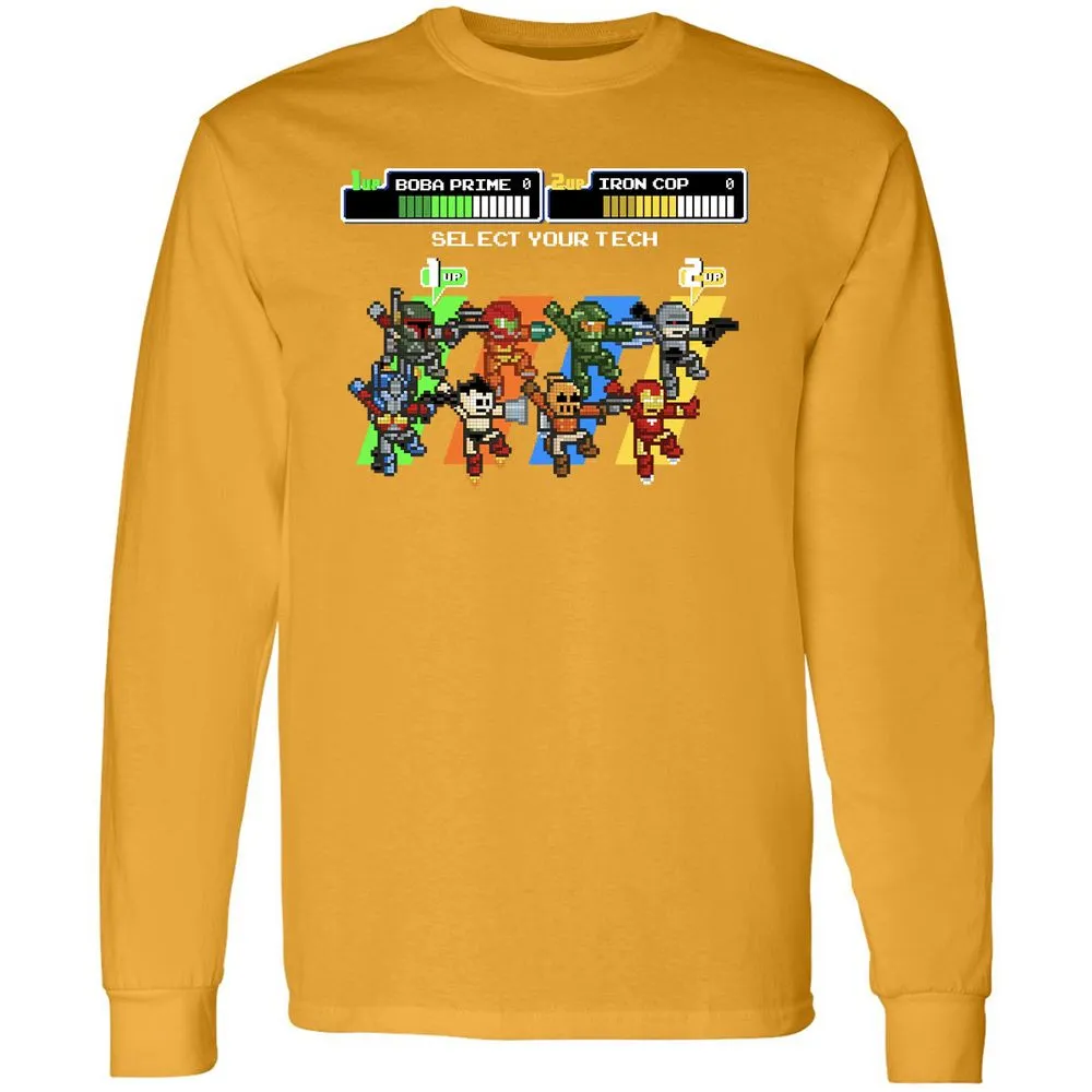 Long Sleeve T-Shirt - XS4SL3U9 - Gold - 9