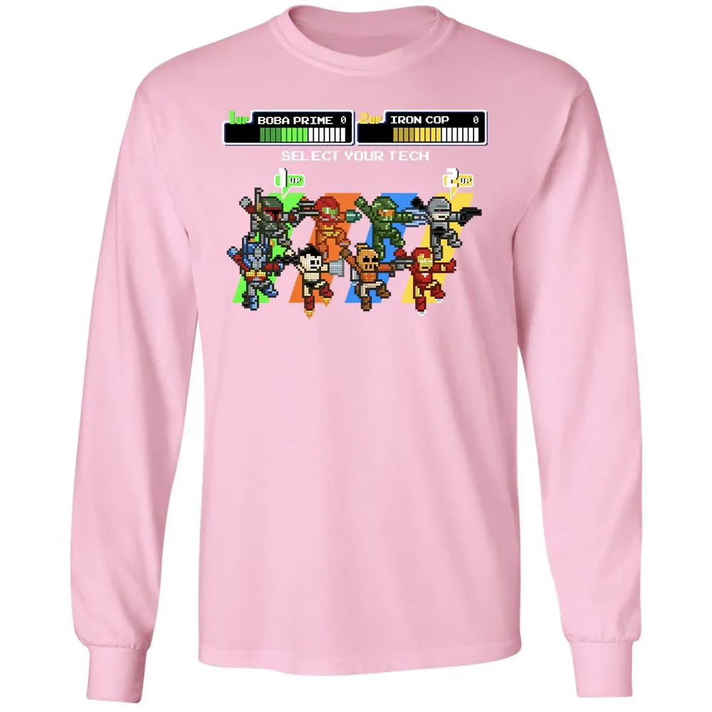 Long Sleeve T-Shirt - XS4SL3U9 - Light Pink - 3